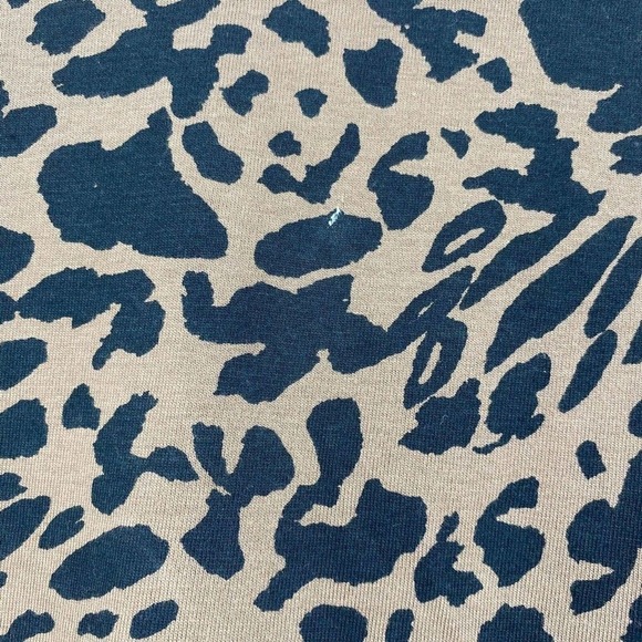 BP Short Sleeve T-Shirt Dress Leopard Print Brown Size XXS *New with Defects* - Picture 4 of 7